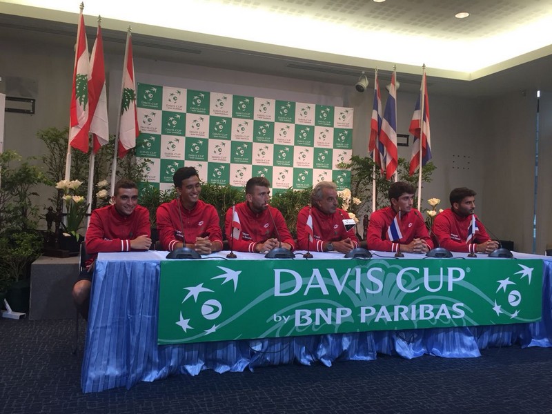 Tennis National Team is competing this weekend against Bangkok for the Finals of the Davis Cup 2018